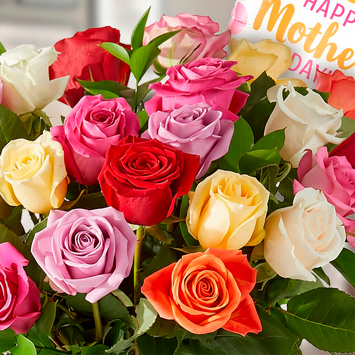 Color Rosa Mama Letra Rosas Para Mama